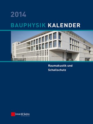 cover image of Bauphysik-Kalender 2014